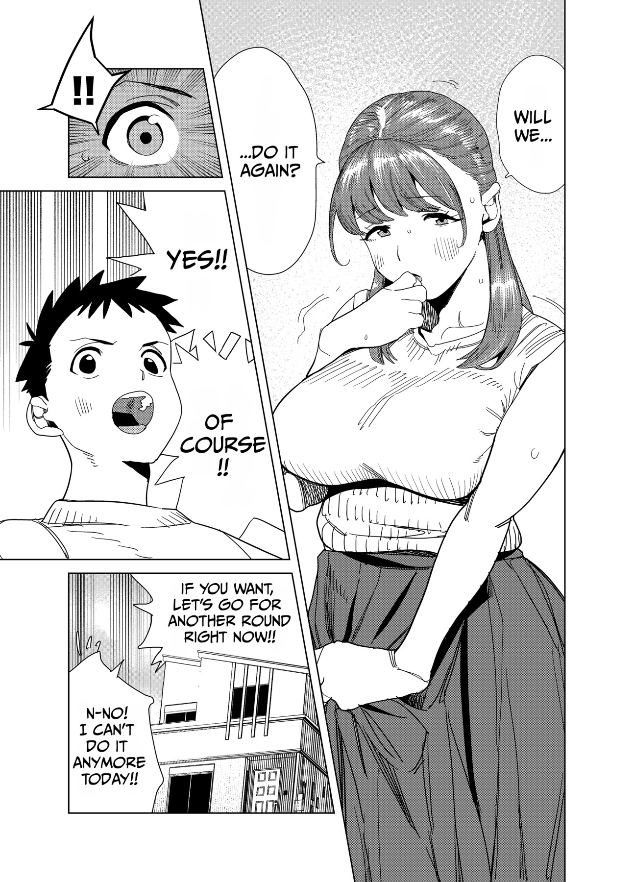 Hentai Manga Comic-It's Wrong for my Friend's Curvy, Big-Breasted Mom to be This Sexy...No, Wait, I'm Into It!! 2-Read-62
